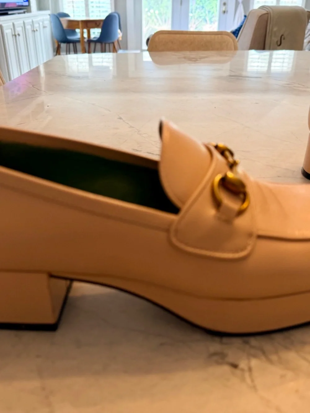 Gucci Horsebit Leather Platform Loafers - Picture 4 of 15